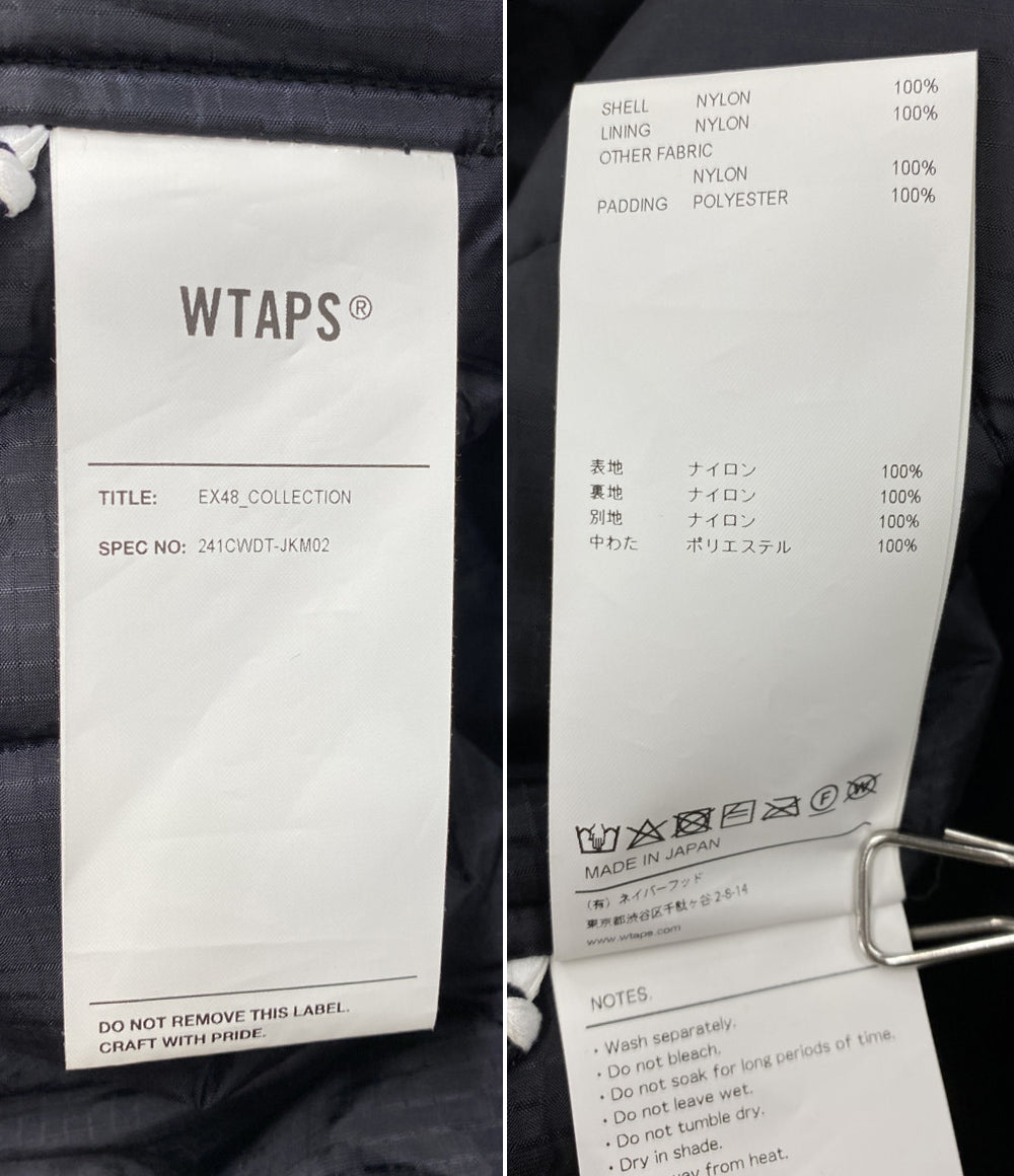 WTAPS 中綿ジャケット キルティング ブラック メンズ SIZE 04 ダブルタップス