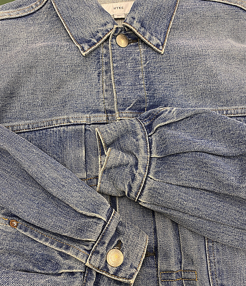 HYKE デニムジャケット BALOON SLEEVE DENIM JACKET レディース SIZE 1 ハイク