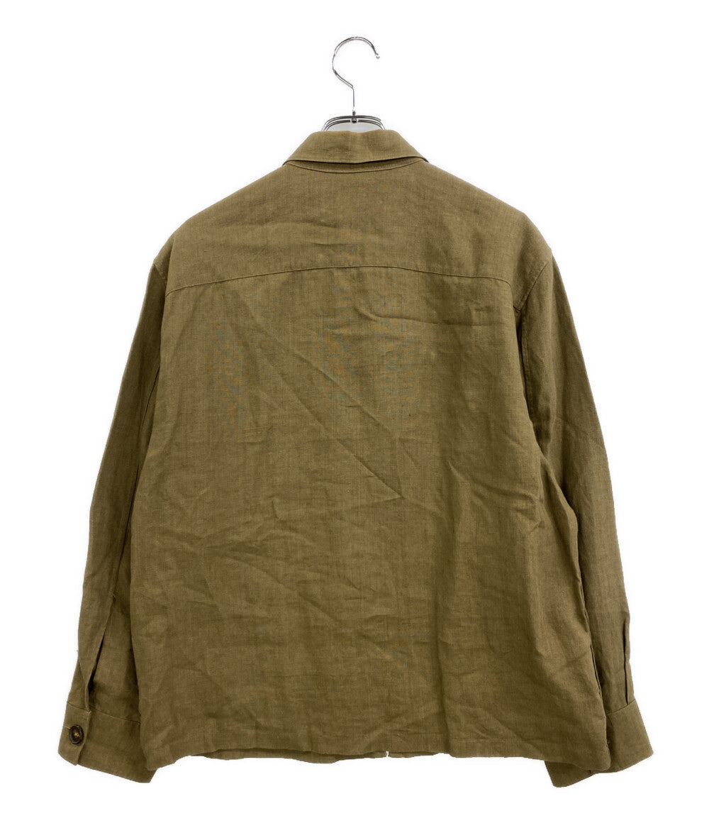 CARUSO ジャケット リネン ブラウン 62-08-32-08001 メンズ SIZE 48 カルーソー