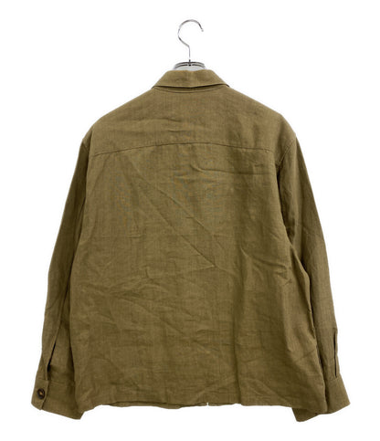 CARUSO ジャケット リネン ブラウン 62-08-32-08001 メンズ SIZE 48 カルーソー