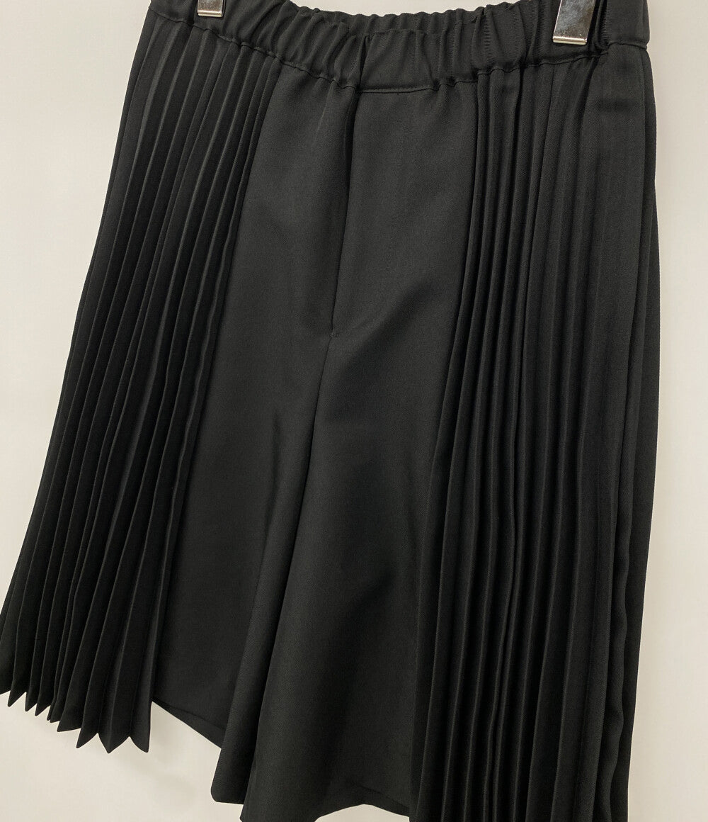 BLACK COMME des GARCONS パンツ 2026SS サイドプリーツショーツ 1Q-P012 メンズ SIZE XS ブラックコムデギャルソン