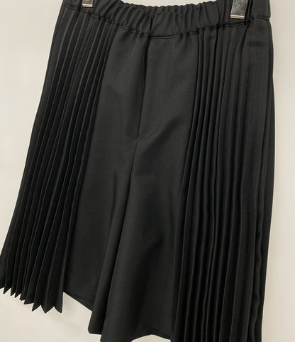 BLACK COMME des GARCONS パンツ 2026SS サイドプリーツショーツ 1Q-P012 メンズ SIZE XS ブラックコムデギャルソン