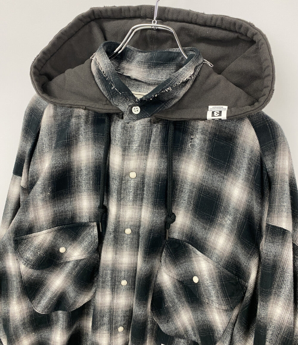 Maison MIHARA YASUHIRO 長袖シャツ ドッキングシャツ J13SH182 メンズ SIZE 46 メゾン ミハラヤスヒロ