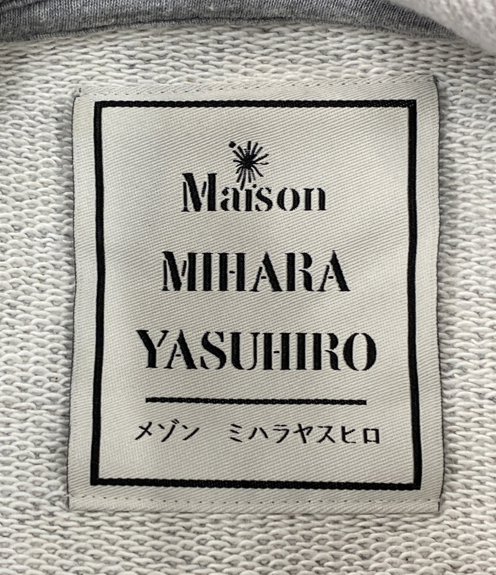 Maison MIHARA YASUHIRO スウェット TRIPLE LAYERED PULLOVER グレー A15PO572 メンズ SIZE 46 メゾン ミハラヤスヒロ