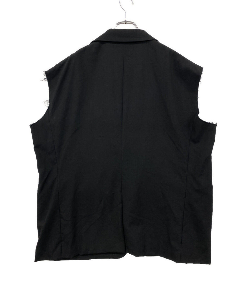 BLACK COMME des GARCONS ジャケット 25SS Wool Gabardine Cut Off JKT 1O-J012 メンズ SIZE S ブラックコムデギャルソン