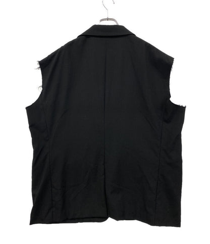 BLACK COMME des GARCONS ジャケット 25SS Wool Gabardine Cut Off JKT 1O-J012 メンズ SIZE S ブラックコムデギャルソン