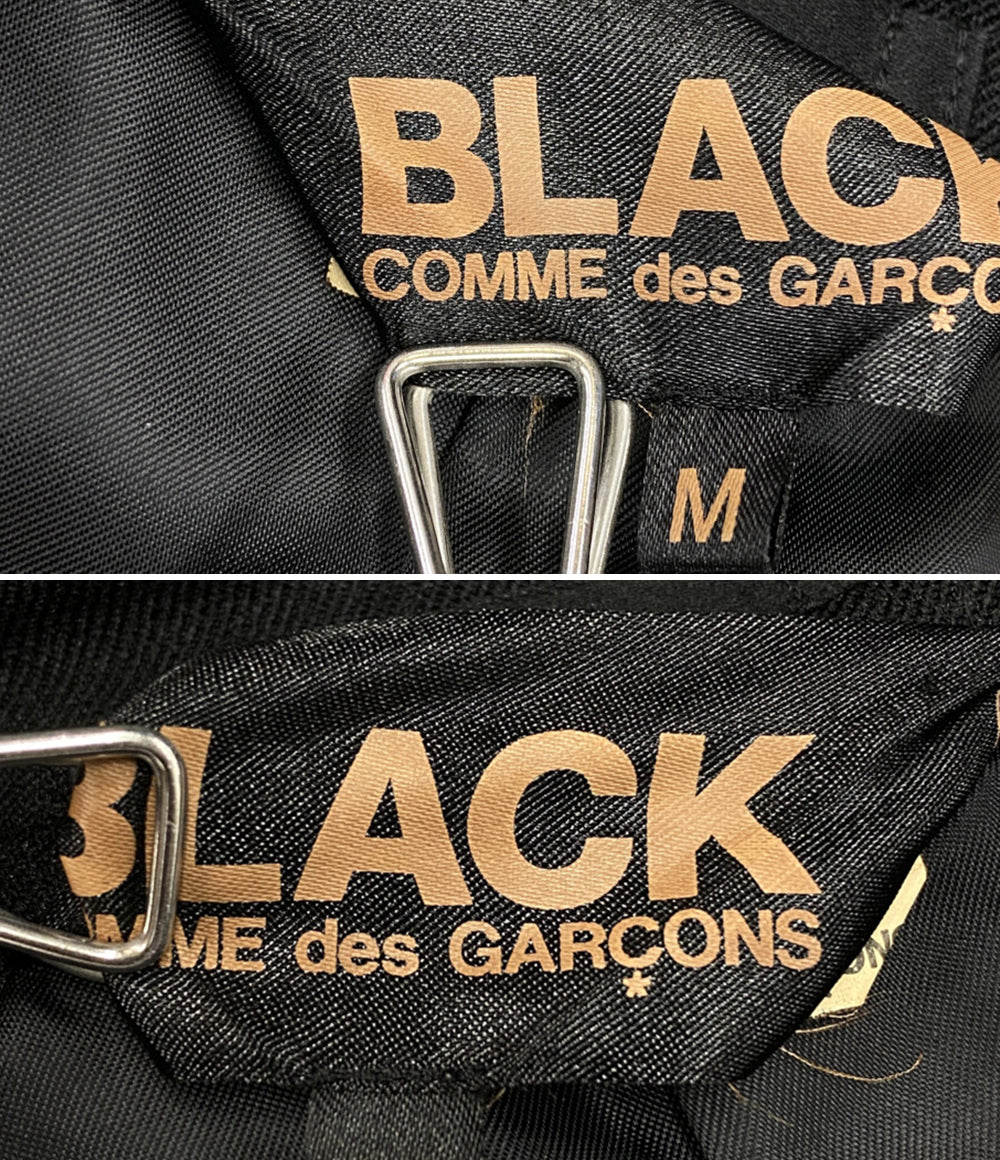 BLACK COMME des GARCONS ポリ縮絨トレンチコート 1J-C003 メンズ SIZE M ブラックコムデギャルソン