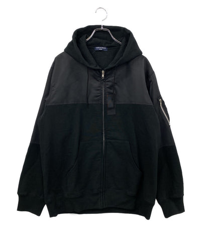 美品 COMME des GARCONS HOMME MA-1 ドッキングジップアップパーカー HH-T006 メンズ SIZE M コムデギャルソンオム