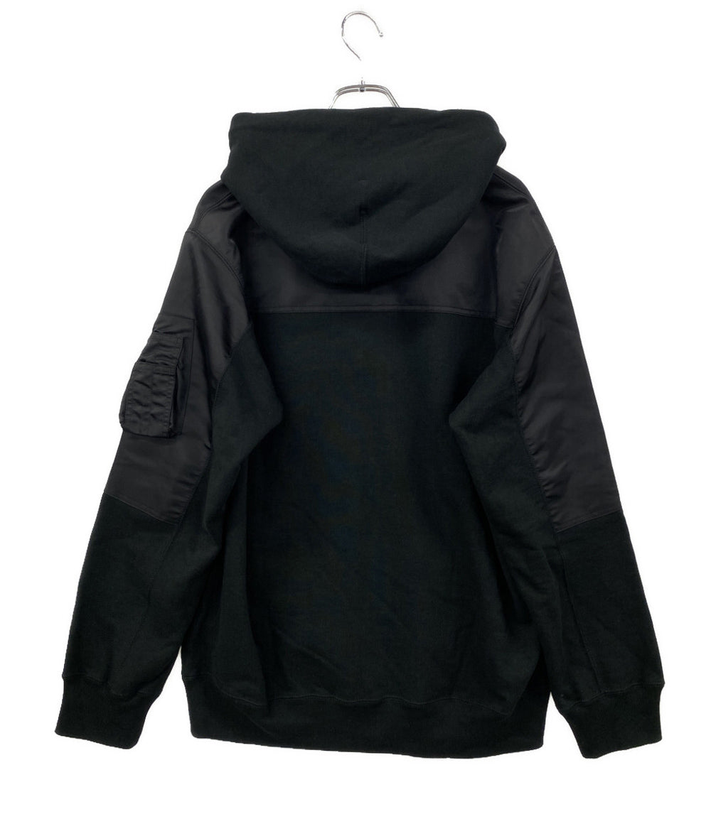 美品 COMME des GARCONS HOMME MA-1 ドッキングジップアップパーカー HH-T006 メンズ SIZE M コムデギャルソンオム