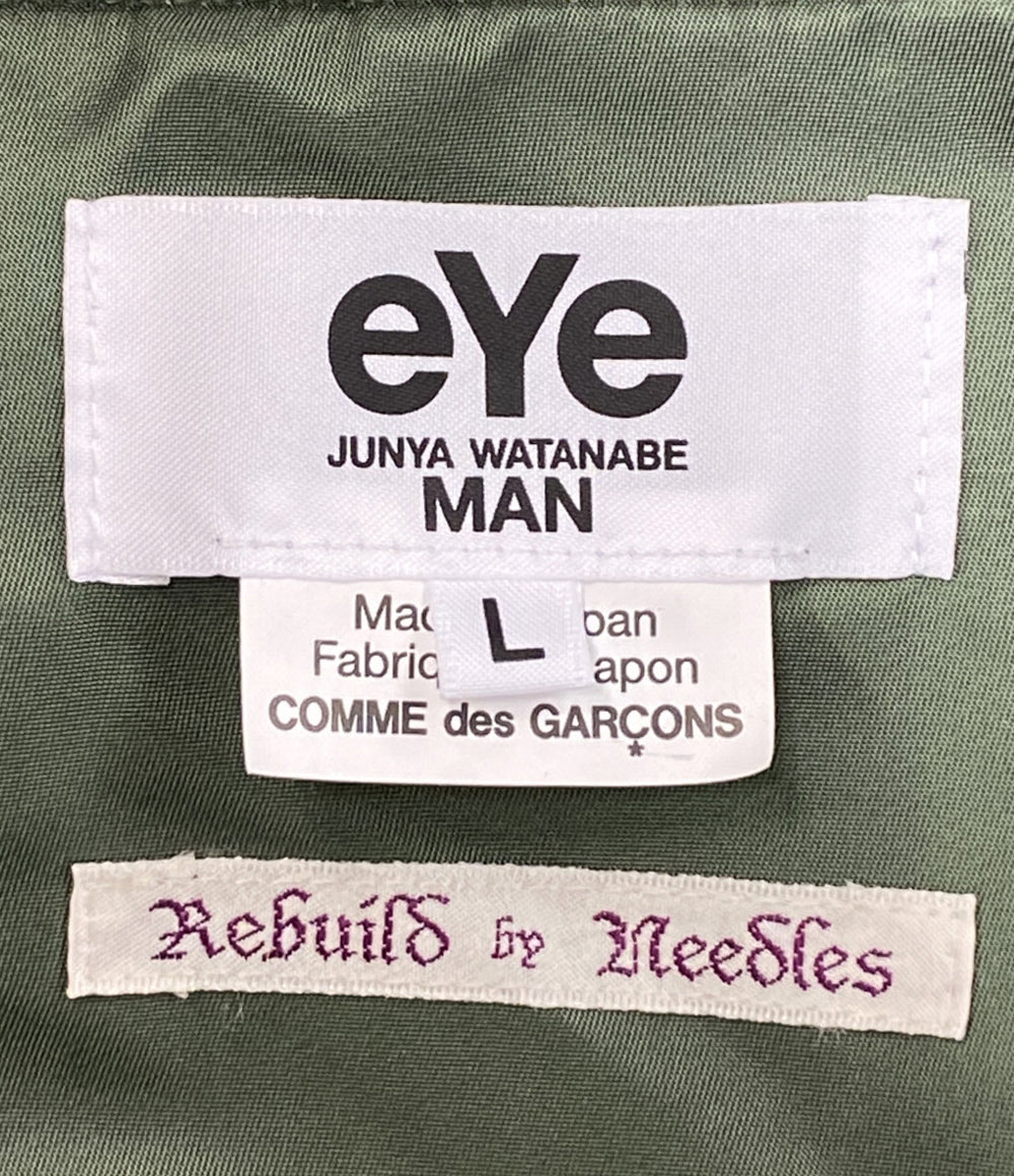 eYe COMME des GARCONS JUNYA WATANABE MAN × Needles ニードルズ ジャケット 2025AW MA-1 WP-J902 メンズ SIZE L アイコムデギャルソンジュンヤワタナベマン