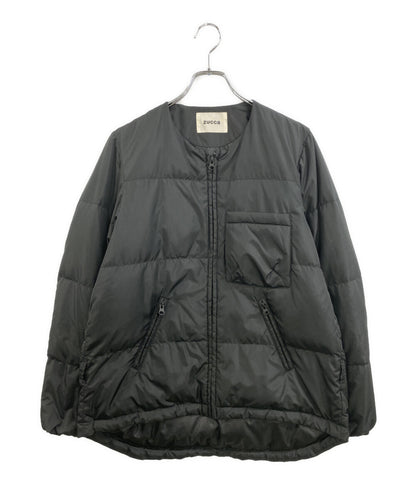 ZUCCA インナーダウン付きフーデッドブルゾン ブラウン×ブラック ZU13FC010 レディース SIZE M ズッカ