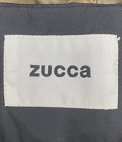 ZUCCA インナーダウン付きフーデッドブルゾン ブラウン×ブラック ZU13FC010 レディース SIZE M ズッカ