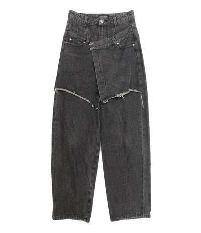 MAISON SPECIAL パンツ チュールレイヤーデニム 21232465302 レディース SIZE 36 メゾンスペシャル