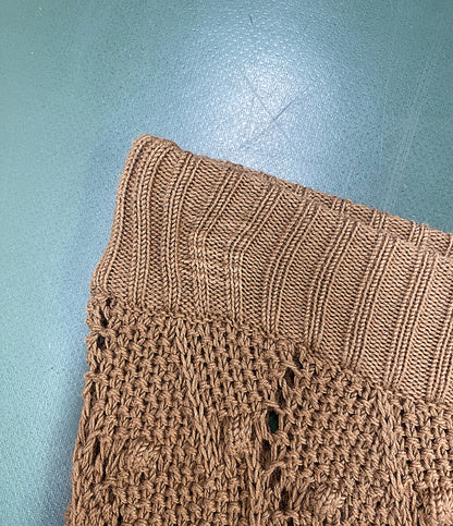 Max Mara Studio ステュディオ スカート ニット ブラウン 23SS レディース SIZE S マックスマーラ