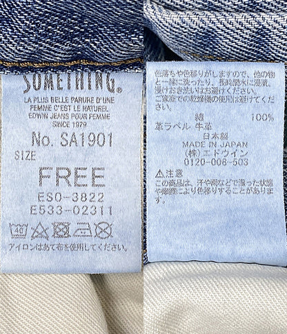 atelier SOMETHING アトリエサムシング オーバーオール W KNEE SALOPETTE SA1901 レディース SIZE F