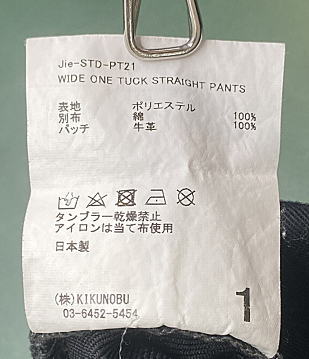 Jieda パンツ ワイドパンツ BLK Jie-STD-PT21 メンズ SIZE 1 ジエダ