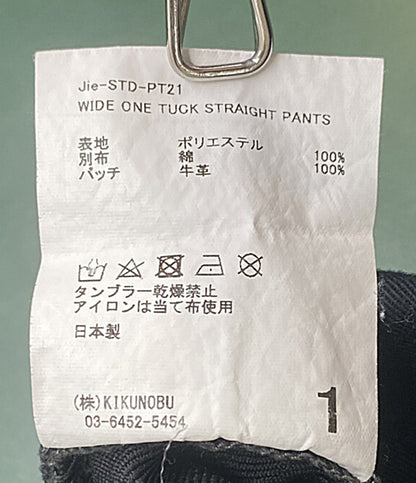 Jieda パンツ ワイドパンツ BLK Jie-STD-PT21 メンズ SIZE 1 ジエダ