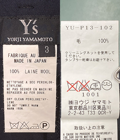 Y's パンツ 脱色加工カーゴパンツ 15SS YU-P13-102 レディース SIZE 3 ワイズ