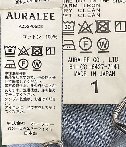 AURALEE デニムパンツ SELVEDGE FADED LIGHT DENIM PANTS A25SP06DE メンズ SIZE 1 オーラリー