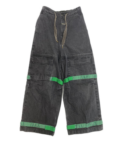 KAPITAL デニムパンツ Denim Nouvelle Shuttle Pants BLK K2309LP057 レディース SIZE S キャピタル