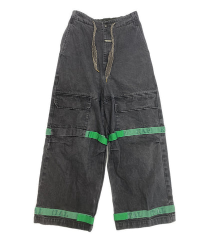 KAPITAL デニムパンツ Denim Nouvelle Shuttle Pants BLK K2309LP057 レディース SIZE S キャピタル
