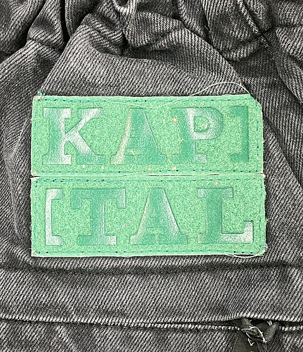 KAPITAL デニムパンツ Denim Nouvelle Shuttle Pants BLK K2309LP057 レディース SIZE S キャピタル