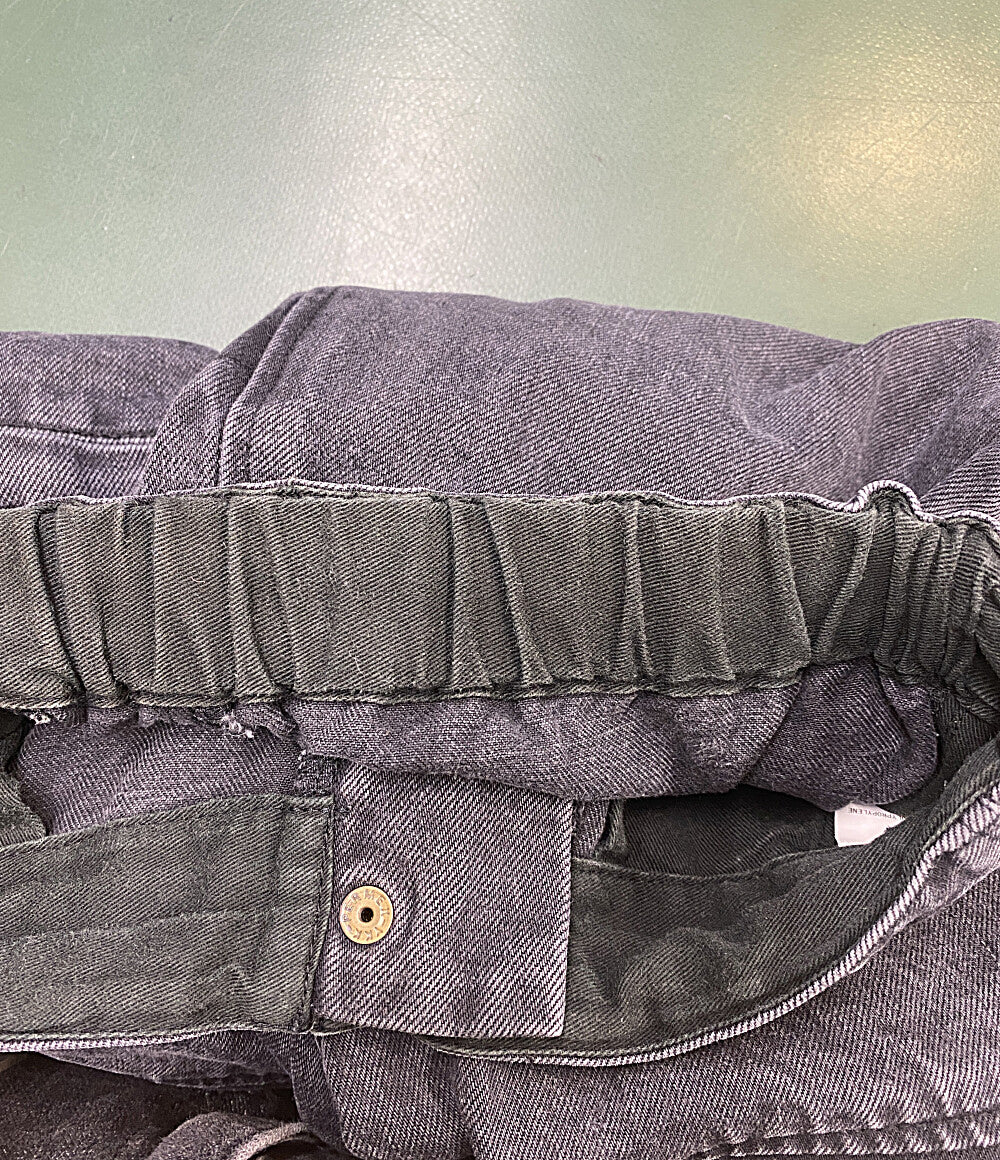 KAPITAL デニムパンツ Denim Nouvelle Shuttle Pants BLK K2309LP057 レディース SIZE S キャピタル