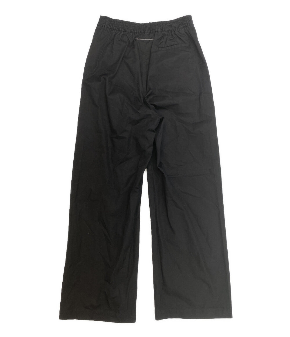 MM6 パンツ コットンパンツ BLK 2023SS レディース SIZE 16 エムエムシックス