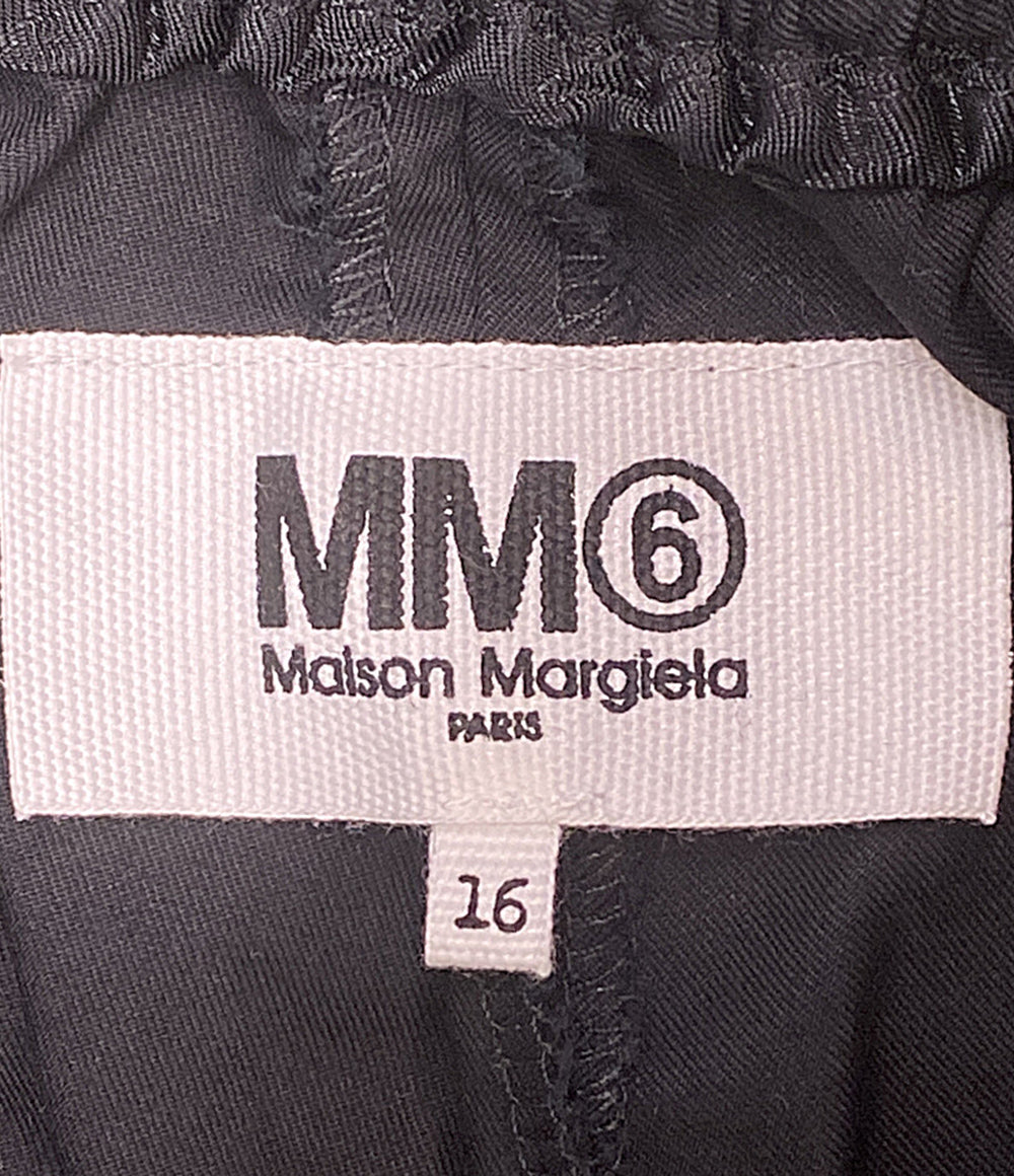 MM6 パンツ コットンパンツ BLK 2023SS レディース SIZE 16 エムエムシックス
