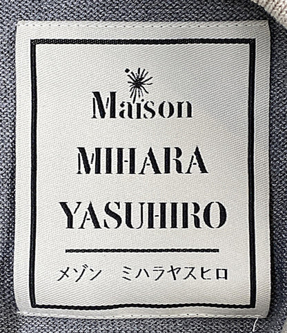美品 MIHARA YASUHIRO ニット トリプルレイヤードセーター グレー B16SW522 レディース SIZE 36 メゾン ミハラヤスヒロ