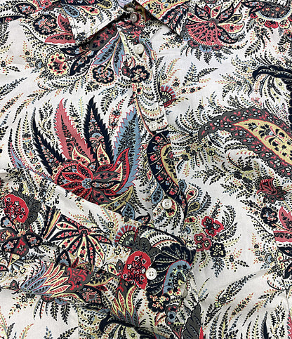 美品 ETRO 長袖シャツ 花柄シャツ レディース SIZE 40 エトロ