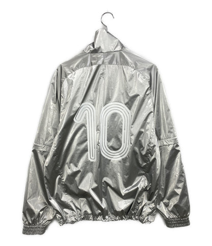 adidas トラックジャケット アディレニウム オーバーサイズ シルバー レディース SIZE S アディダス