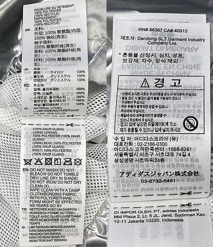 adidas トラックジャケット アディレニウム オーバーサイズ シルバー レディース SIZE S アディダス