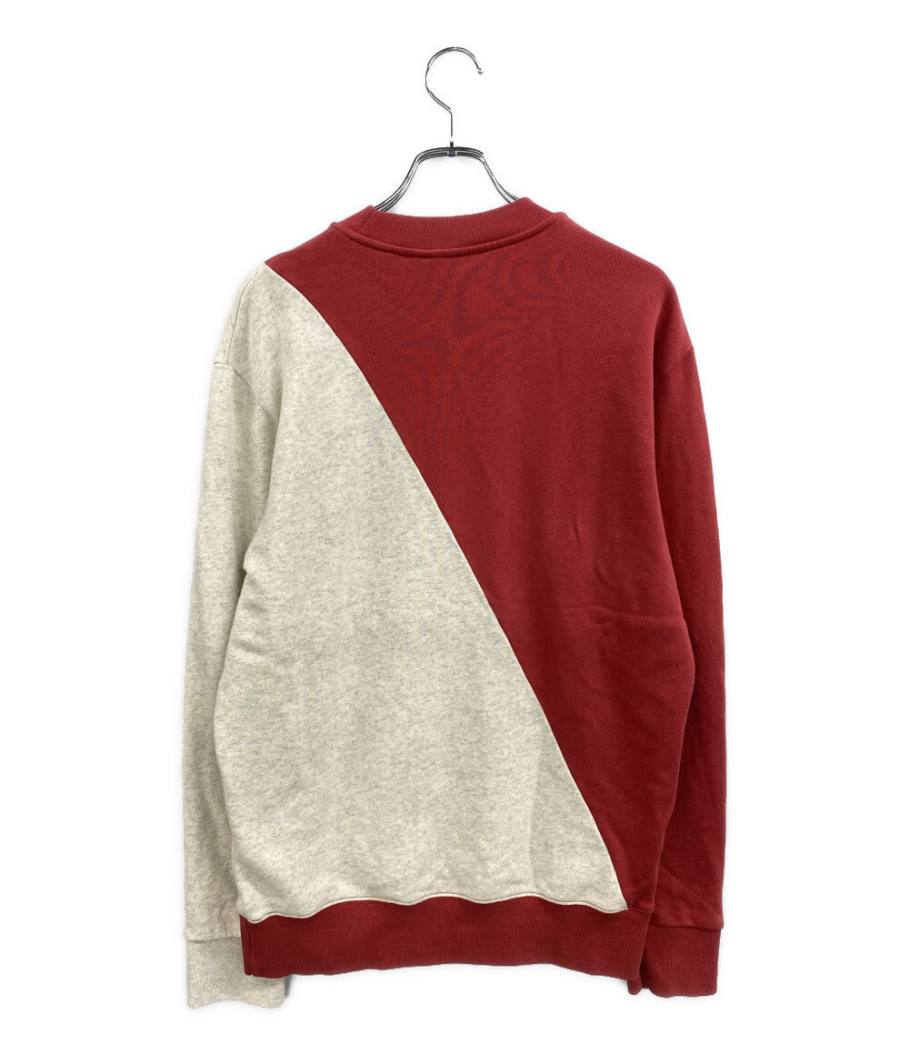 MAISON KITSUNE スウェット レッド ホワイト メンズ SIZE M メゾンキツネ