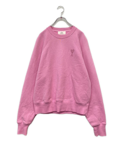 美品 ami Paris アミパリス ロゴ刺繍スウェット レディース SIZE S