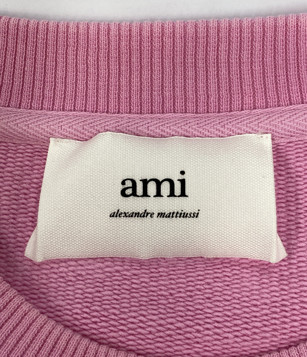 美品 ami Paris アミパリス ロゴ刺繍スウェット レディース SIZE S