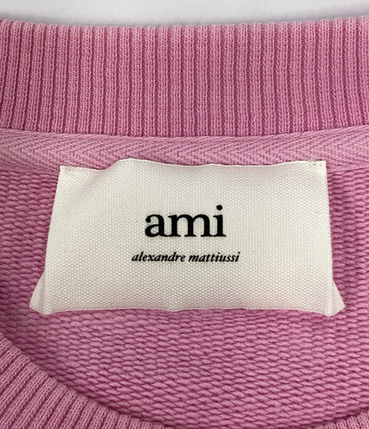 美品 ami Paris アミパリス ロゴ刺繍スウェット レディース SIZE S