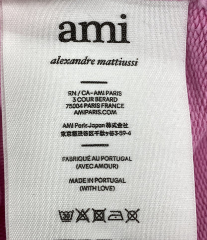 美品 ami Paris アミパリス ロゴ刺繍スウェット レディース SIZE S