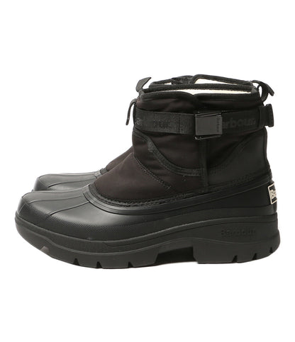 美品 BARBOUR ブーツ BRAYBOURN DUCK BOOT WELLY ブラック レディース SIZE 5 バブアー