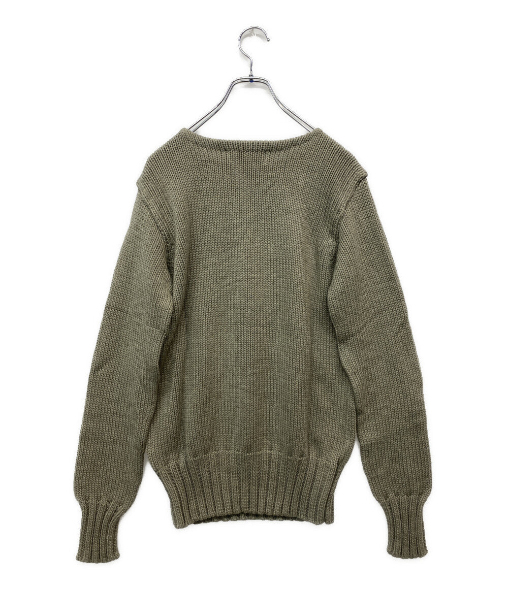 美品 POLO RALPH LAUREN ニット Pロゴ グレー メンズ SIZE XS ポロ・ラルフローレン