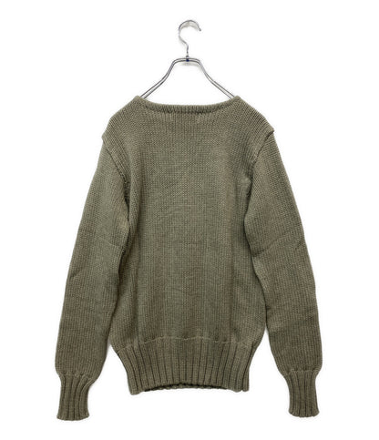美品 POLO RALPH LAUREN ニット Pロゴ グレー メンズ SIZE XS ポロ・ラルフローレン