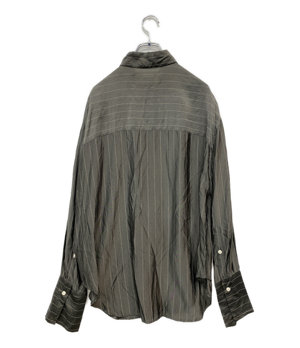 TODAYFUL 長袖シャツ ストライプ グレー 12510416 レディース SIZE F トゥデイフル