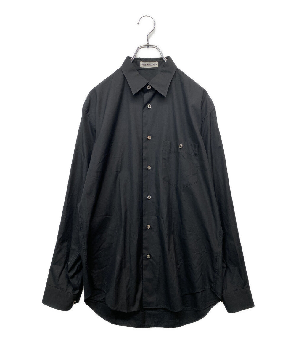 ISSEY MIYAKE MEN 長袖シャツ レギュラーカラーコットンシャツ ME81-FJ307 メンズ SIZE M イッセイミヤケ メン