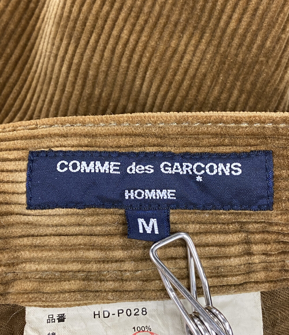 COMME des GARCONS HOMME コーデュロイパンツ HD-P028 ブラウン メンズ SIZE M コムデギャルソンオム