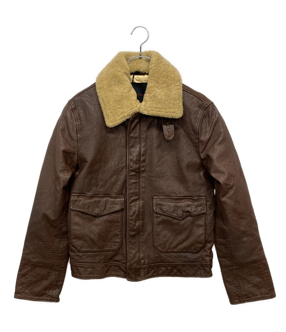 DEUS EX MACHINA フライトジャケット THE GREASER JACKET DMF96060 メンズ SIZE S デウスエクスマキナ