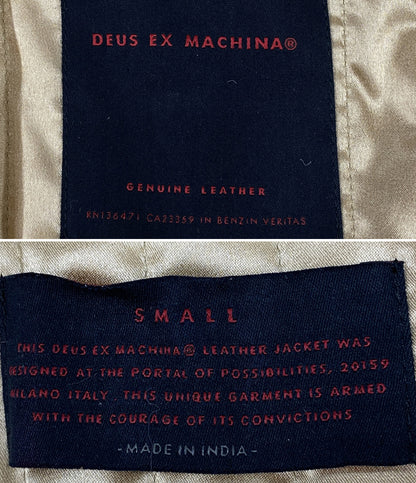 DEUS EX MACHINA フライトジャケット THE GREASER JACKET DMF96060 メンズ SIZE S デウスエクスマキナ