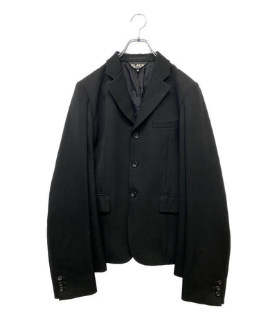 BLACK COMME des GARCONS テーラードジャケット 2022AWW 4本袖 1J-J021 メンズ SIZE M ブラックコムデギャルソン