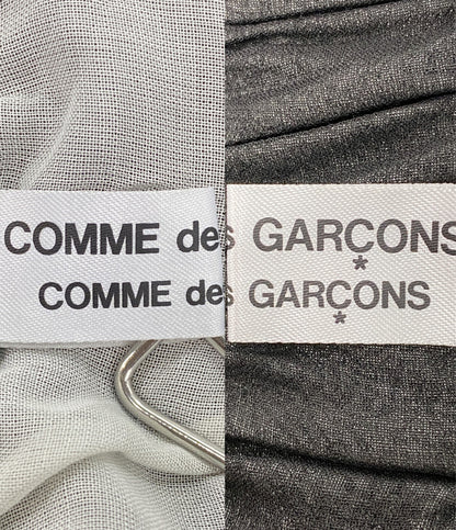 COMME des GARCONS COMME des GARCONS キュプラヘム切替フリルスカート 2024SS RM-S015 レディース SIZE S コムデギャルソン コムデギャルソン