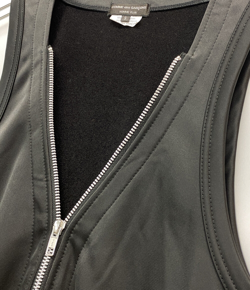 美品 COMME des GARCONS HOMME PLUS エステルトリアセトリコット裏起毛ノースリーブ 2026AW PR-T028 メンズ SIZE S コムデギャルソンオムプリュス