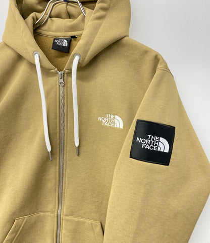 THE NORTH FACE スクエアロゴフルジップアップパーカー キャメル NT62349 メンズ SIZE M ザ・ノース・フェイス